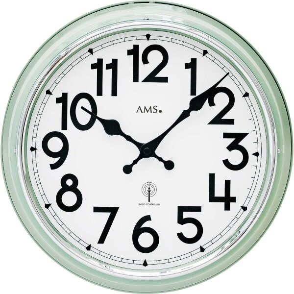 Horloge murale moderne diamètre du boîtier 30 cm - AMS Modèle: 5510