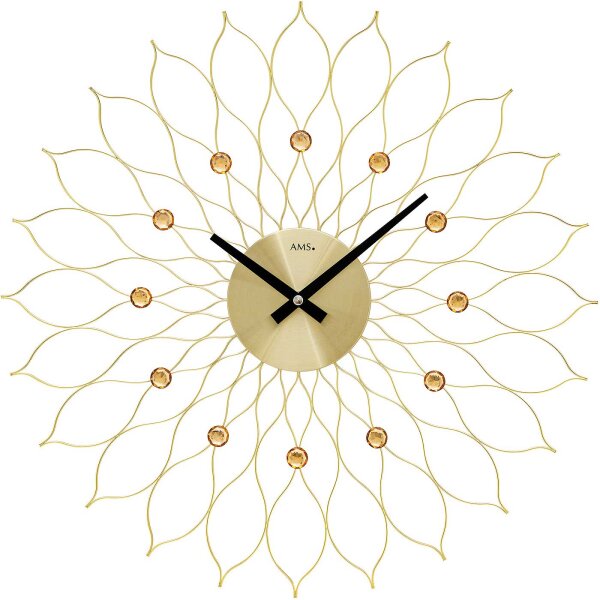 Horloge murale moderne diamètre du boîtier 50 cm - AMS Modèle: 9609