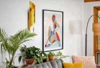 Horloge à pendule dorée mouvement quartz - Hermle Modèle: 70944-X62200