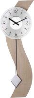 Horloge à pendule beige mouvement quartz - Hermle...