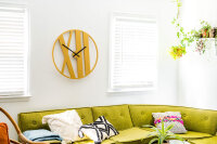 Horloge murale à quartz dorée - Hermle Modèle: 30914-X62100