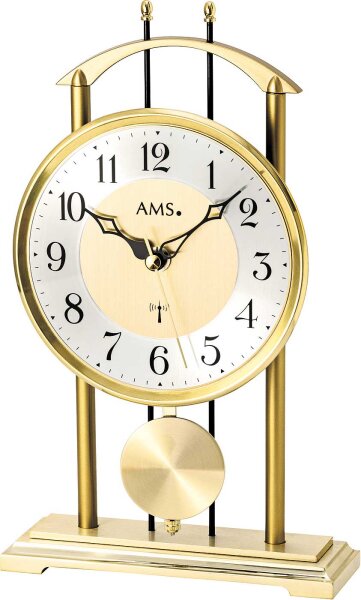 Horloge de table classique cadran en aluminium - AMS Modèle: 5193