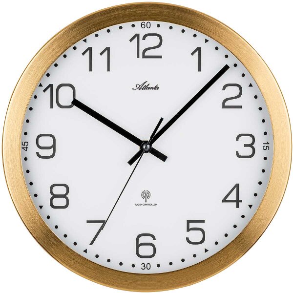 Horloge murale moderne diamètre du boîtier 30 cm - Atlanta Modèle: 4371/9