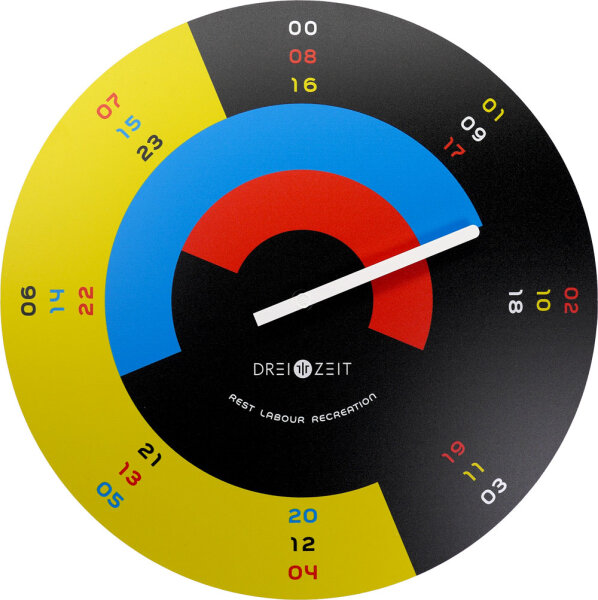 No. horloge murale moderne - dreizeit Modèle: 1