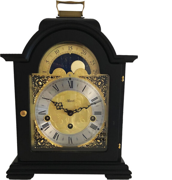 Horloge de table noire 4/4 Westminster - Hermle Modèle: 22864-740340