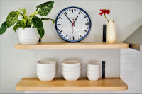 Horloge de gare radio-pilotée en acier inoxydable - Hermle Modèle: 30471-Q70870