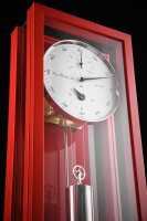 Horloge à pendule rouge mouvement 31 jours -...