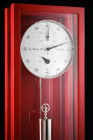 Horloge à pendule rouge mouvement 31 jours - Hermle Modèle: 71006-360761