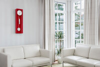 Horloge à pendule rouge mouvement 31 jours - Hermle Modèle: 71006-360761