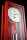 Horloge à pendule rouge mouvement 31 jours - Hermle Modèle: 71006-360761