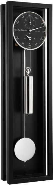 Horloge à pendule noire mouvement 31 jours - Hermle Modèle: 71007-740761