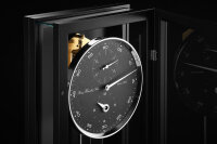 Horloge à pendule noire mouvement 31 jours - Hermle Modèle: 71007-740761