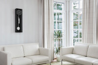 Horloge à pendule noire mouvement 31 jours - Hermle Modèle: 71007-740761