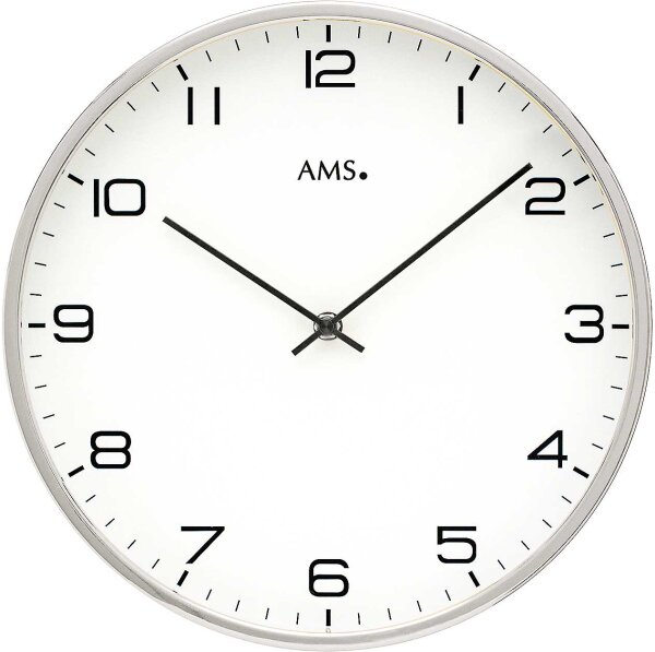 Horloge murale moderne 30 x 30 x 5 cm - AMS Modèle: 9658