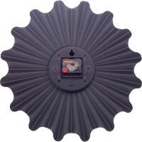 NeXtime 3286BR « Sunny » horloge murale, brun métallique