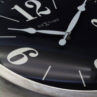 NeXtime 3290ZI « Classic » horloge murale, argent/noir