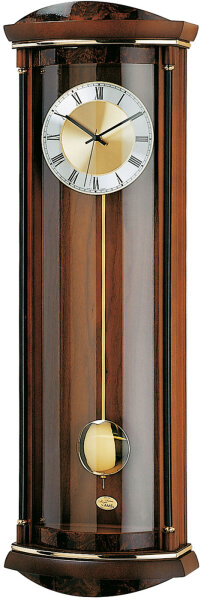 Horloge à pendule, mouvement à quartz, noyer - AMS Modèle: 7080/1