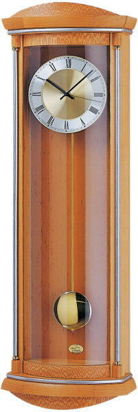 Horloge à pendule, mouvement à quartz, aulne - AMS Modèle: 7080/16