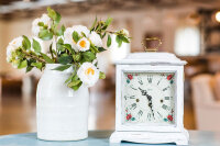 Horloge de table mécanique - Vintage blanc - Hermle Modèle: 22915-V60340