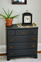 Horloge de table mécanique - Vintage noir - Hermle Modèle: 22915-V80340