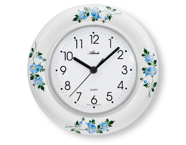 Horloge de cuisine moderne diamètre : 21 cm - Atlanta Modèle: 6016