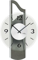 Horloge murale moderne avec finition aluminium - AMS...