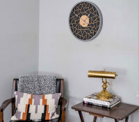 Horloge murale moderne, brune - Hermle Modèle: 30102-002100