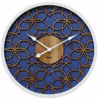 Horloge murale moderne, bleue - Hermle Modèle:...