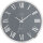 Horloge murale gris argenté en métal - JVD Modèle: NS22006.4