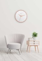 Horloge murale moderne avec mouvement à quartz -...