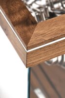 Horloge de table noyer 4/4 Westminster - Hermle...