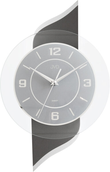 Horloge murale en bois et verre - JVD Modèle: NS22004/98