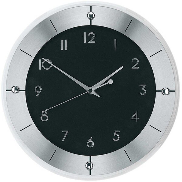 Horloge à quartz moderne diamètre : 31 cm - AMS Modèle: 9449