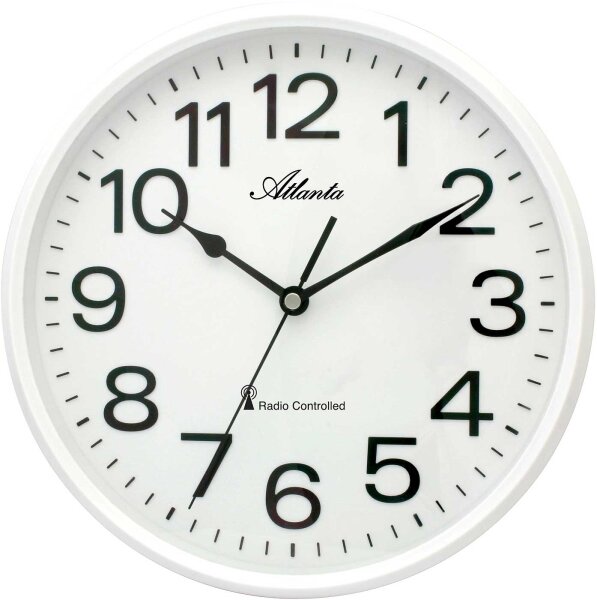 Horloge murale diamètre 25,5 cm - Atlanta Modèle: 4378/0