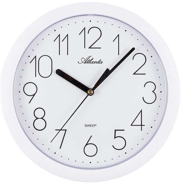Set horloge murale moderne diamètre du boîtier : 17 cm - Atlanta Modèle: 4502