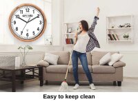 artvendis-by-AMS 5576B horloge murale moderne radio-pilotée