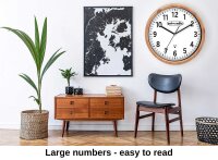 artvendis-by-AMS 5576B horloge murale moderne radio-pilotée