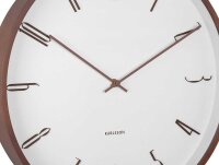 Horloge murale moderne blanche - Karlsson Modèle: KA6014WH
