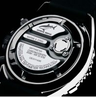 Montre homme de plongée - Série: Depthmeter Chronograph 300M - Chris Benz modèle: CB-C300-O-MB