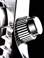 Montre homme de plongée - Série: Depthmeter Chronograph 300M - Chris Benz modèle: CB-C300-W-KBS