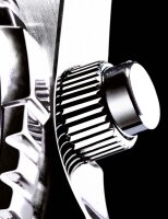 Montre homme de plongée - Série: Depthmeter Chronograph 300M - Chris Benz modèle: CB-C300-W-MB