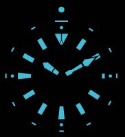 Montre homme de plongée en coffret avec deux bracelets - Série: Defense Kommando Diver - Chris Benz modèle: CB-1000-KD