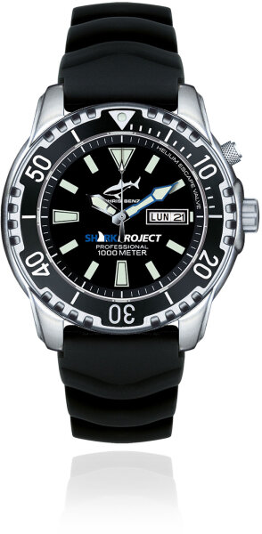 Montre homme de plongée - Série: Chris Benz Deep 1000M - Chris Benz modèle: CB-1000-SP-KBS