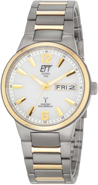Montre homme radio-pilotée solaire - Eco Tech Time modèle: EGT-11322-11M