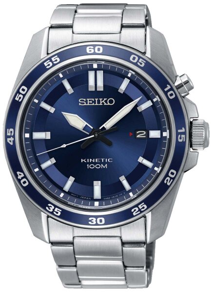 Montre homme Kinetic, acier inoxydable - Seiko modèle: SKA783P1