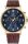 Montre homme avec bracelet en cuir marron façon croco - Tommy Hilfiger modèle: 1710380