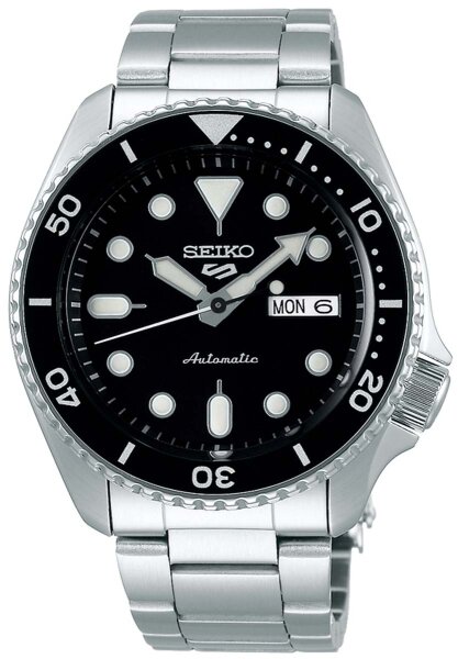 Montre homme automatique, jour & date - Seiko Sports modèle: SRPD55K1
