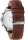 Montre homme avec bracelet en cuir marron - Tommy Hilfiger modèle: 1791837