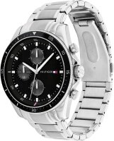 Montre homme avec bracelet en acier inox couleur argent - Tommy Hilfiger modèle: 1791835
