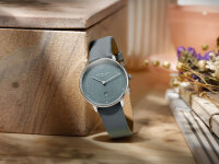 Montre femme Série: Naos XS Edition Flora Bleu glacier - Sternglas modèle: S01-NDF17-KL10